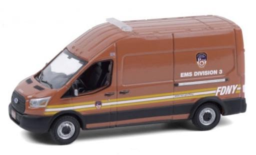 Modellautos Ford Transit 1/64 Greenlight LWB High Roof F.D.N.Y. - EMS Division 3 2019 Ford Transit 1/64 Greenlight LWB High Roof F.D.N.Y. - EMS Division 3 2019 modellautos