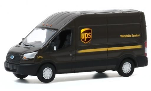 Modellautos Ford Transit 1/64 Greenlight UPS 2019 Ford Transit 1/64 Greenlight UPS 2019 modellautos