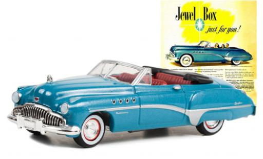 Modellautos Buick Roadmaster 1/64 Greenlight Cabrio metallise türkis 1949 Buick Roadmaster 1/64 Greenlight Cabrio metallise türkis 1949 modellautos