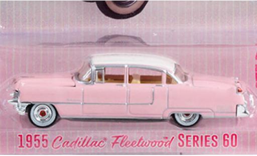 Modellautos Cadillac Fleetwood 1/64 Greenlight Series 60 rosa 1955 Cadillac Fleetwood 1/64 Greenlight Series 60 rosa 1955 modellautos