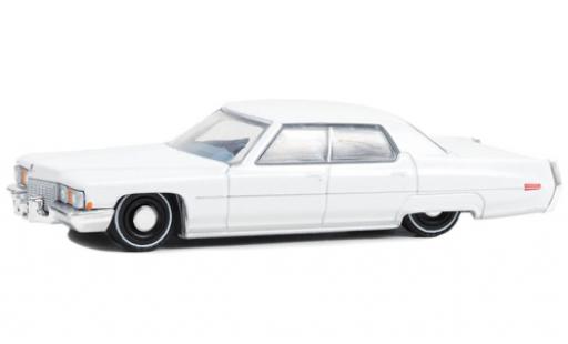 Modellautos Cadillac Sedan 1/64 Greenlight DeVille blanche 1972 Cadillac Sedan 1/64 Greenlight DeVille blanche 1972 modellautos