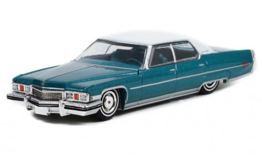 Modellautos Cadillac Sedan 1/64 Greenlight DeVille Lowrider metallise türkis/weiss 1973 Cadillac Sedan 1/64 Greenlight DeVille Lowrider metallise türkis/weiss 1973 modellautos