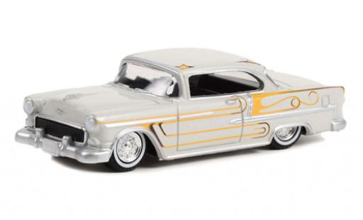 Modellautos Chevrolet Bel Air 1/64 Greenlight grau/Dekor 1955 Chevrolet Bel Air 1/64 Greenlight grau/Dekor 1955 modellautos