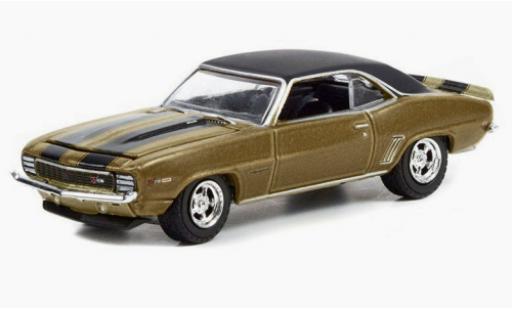 Chevrolet Camaro 1/64 Greenlight metallise beige/schwarz Pawn Stars 1969 modellautos