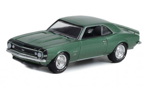 Chevrolet Camaro 1/64 Greenlight SS 369 metallise grün 1967 modellautos