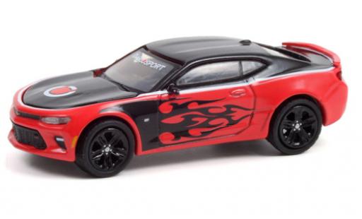 Chevrolet Camaro 1/64 Greenlight SS rot/schwarz Diablo Sport 2016 modellautos
