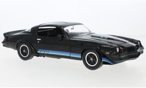 Chevrolet Camaro 1/18 Greenlight Z28 schwarz 1981 modellautos