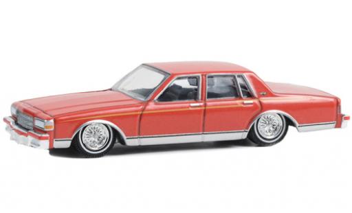 Modellautos Chevrolet Caprice Classic 1/64 Greenlight rouge 1989 Chevrolet Caprice Classic 1/64 Greenlight rouge 1989 modellautos