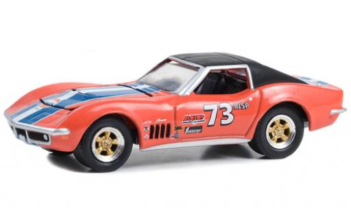 Chevrolet Corvette 1/64 Greenlight (C3) Gulf 1969 modellautos