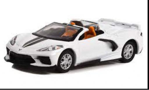 Chevrolet Corvette 1/64 Greenlight (C8) Cabrio weiss 2020 modellautos