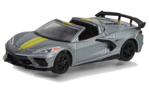 Chevrolet Corvette 1/64 Greenlight (C8) Stingray Cabrio silber 2022 modellautos