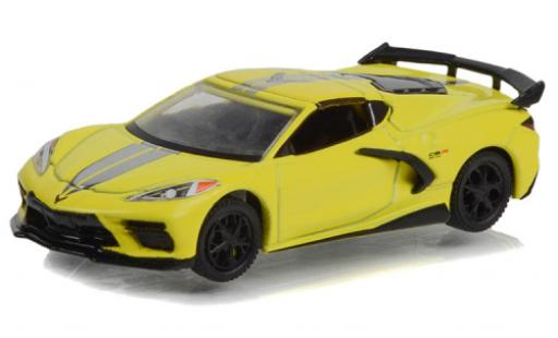 Chevrolet Corvette 1/64 Greenlight (C8) Stingray gelb 2022 modellautos