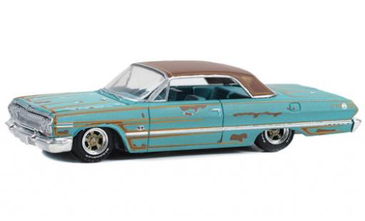 Chevrolet Impala 1/64 Greenlight la chaux/brun 1963 modellautos