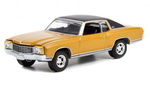 Chevrolet Monte Carlo 1/64 Greenlight gold/schwarz Counting Cars 1972 modellautos