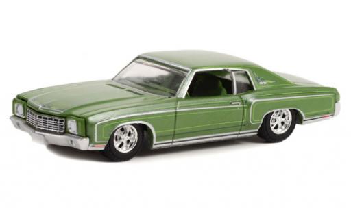 Chevrolet Monte Carlo 1/64 Greenlight metallise grün 1970 modellautos