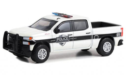 Chevrolet Silverado 1/64 Greenlight SSV General Moteurs Fleet Police 2022 modellautos