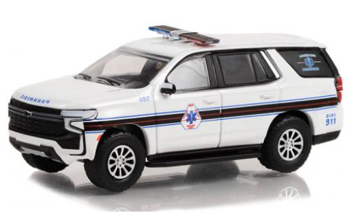 Modellautos Chevrolet Tahoe 1/64 Greenlight Blooming Grove Volunteer Ambulance 2021 Chevrolet Tahoe 1/64 Greenlight Blooming Grove Volunteer Ambulance 2021 modellautos