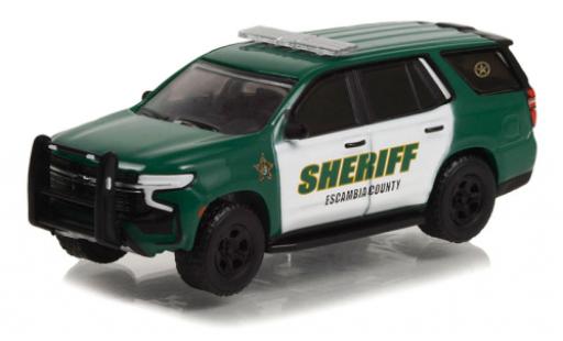 Modellautos Chevrolet Tahoe 1/64 Greenlight Police Pursuit Vehicle Escambia County Sheriff 2021 Chevrolet Tahoe 1/64 Greenlight Police Pursuit Vehicle Escambia County Sheriff 2021 modellautos