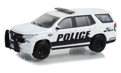 Chevrolet Tahoe 1/64 Greenlight Police Pursuit Vehicle Generl Motors Fleet Police Show 2021 modellautos