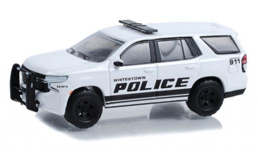 Chevrolet Tahoe 1/64 Greenlight Police Pursuit Vehicle Whitestown Metroplotitan Police Department 2022 modellautos