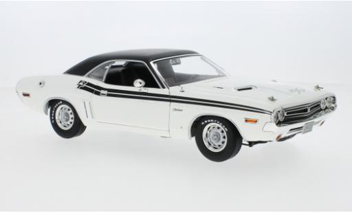 Modellautos Dodge Challenger 1/18 Greenlight R/T blanche/noire 1971 Dodge Challenger 1/18 Greenlight R/T blanche/noire 1971 modellautos