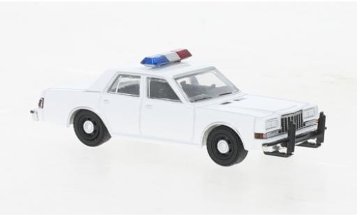 Dodge Diplomat 1/64 Greenlight weiss Police (USA) 1980 modellautos