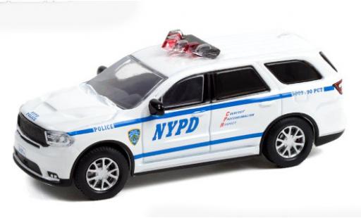 Modellautos Dodge Durango 1/64 Greenlight blanche/Décorer Nouveau York Police Departement 2019 Dodge Durango 1/64 Greenlight blanche/Décorer Nouveau York Police Departement 2019 modellautos