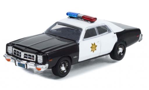 Modellautos Dodge Monaco 1/64 Greenlight noire/blanche Fall Guy Stuntman Association 1977 Dodge Monaco 1/64 Greenlight noire/blanche Fall Guy Stuntman Association 1977 modellautos