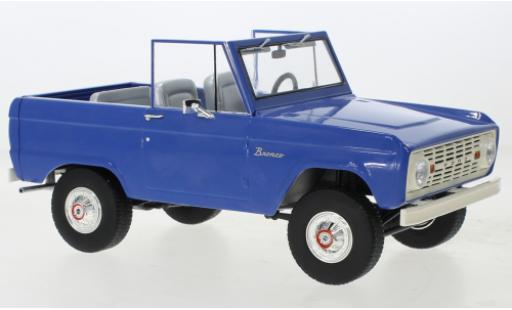 Modellautos Ford Bronco 1/18 Greenlight bleu/blanche 1966 Ford Bronco 1/18 Greenlight bleu/blanche 1966 modellautos