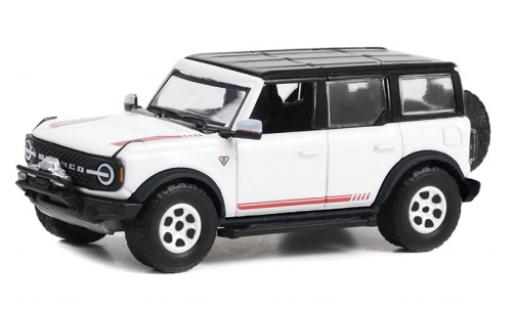 Modellautos Ford Bronco 1/64 Greenlight First Edition weiss/schwarz 2021 Ford Bronco 1/64 Greenlight First Edition weiss/schwarz 2021 modellautos