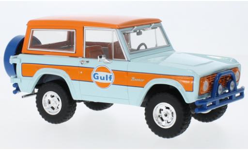 Ford Bronco 1/24 Greenlight Gulf 1966 modellautos