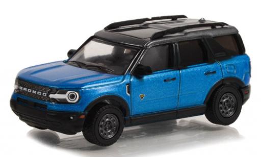 Modellautos Ford Bronco 1/64 Greenlight Sport Badlands metallise blau/schwarz 2022 Ford Bronco 1/64 Greenlight Sport Badlands metallise blau/schwarz 2022 modellautos