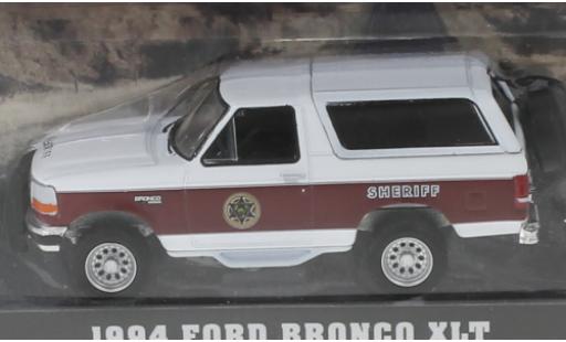 Modellautos Ford Bronco 1/64 Greenlight XLT Absaroka County Sheriff 1994 Ford Bronco 1/64 Greenlight XLT Absaroka County Sheriff 1994 modellautos