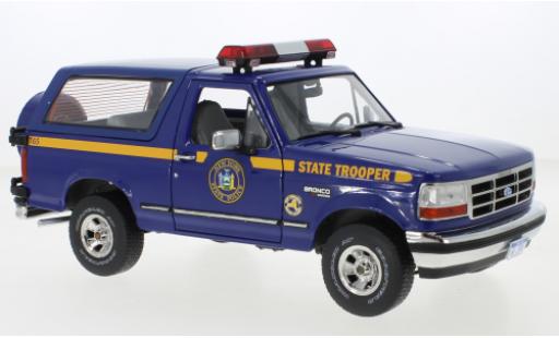 Modellautos Ford Bronco 1/18 Greenlight XLT New York State Police 1996 Ford Bronco 1/18 Greenlight XLT New York State Police 1996 modellautos