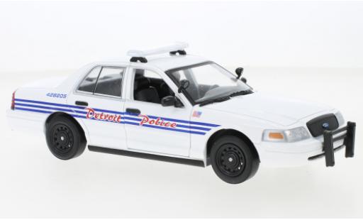 Ford Crown 1/24 Greenlight Victoria Police Interceptor Detroit Police 2008 modellautos