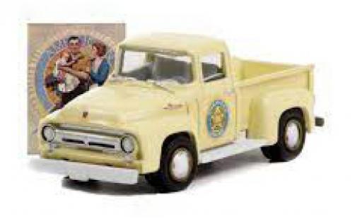 Modellautos Ford F-1 1/64 Greenlight 00 beige Norman Rockwell 1956 Ford F-1 1/64 Greenlight 00 beige Norman Rockwell 1956 modellautos