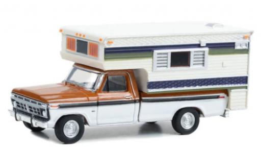 Modellautos Ford F-250 1/64 Greenlight le cuivre/blanche 1976 Ford F-250 1/64 Greenlight le cuivre/blanche 1976 modellautos