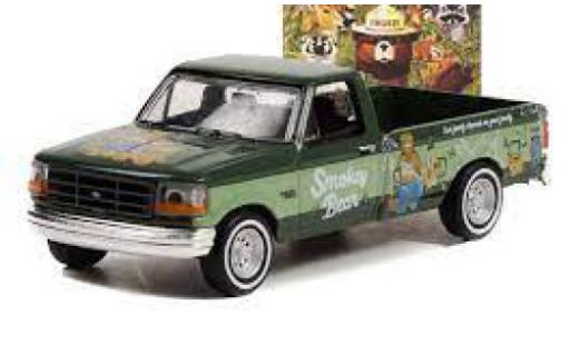 Modellautos Ford F-250 1/64 Greenlight vert foncé/la chaux Smokey Bear 1995 Ford F-250 1/64 Greenlight vert foncé/la chaux Smokey Bear 1995 modellautos