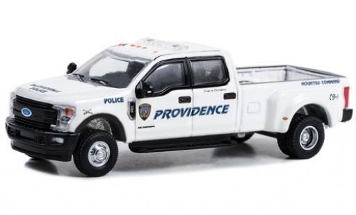 Ford F-350 1/64 Greenlight Dually Providence Police Departement Mounted Unit 2018 modellautos