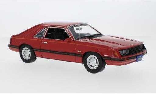 Ford Mustang 1/18 Greenlight Ghia rouge Charlies Angels 1979 modellautos