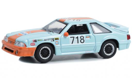 Ford Mustang 1/64 Greenlight GT Gulf 1989 modellautos