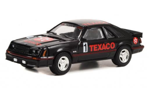 Ford Mustang 1/64 Greenlight GT Texaco 1982 modellautos