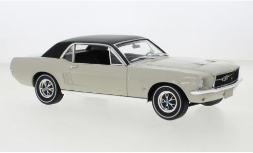 Ford Mustang 1/18 Greenlight grau/schwarz 1967 modellautos