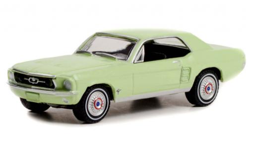 Ford Mustang 1/64 Greenlight la chaux 1967 modellautos