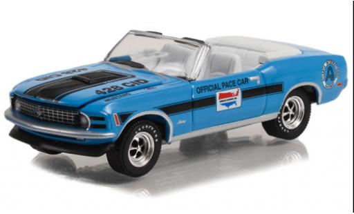 Ford Mustang 1/64 Greenlight Mach 1 Cobra Jet Cabrio Atlanta International Raceway Pace Car 1970 modellautos
