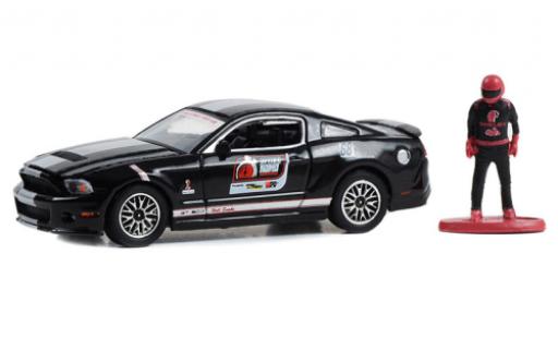 Shelby GT 500 1/64 Greenlight Ford Mustang noire/Décorer 2010 modellautos