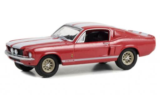 Shelby GT 500 1/64 Greenlight Ford Mustang rot/weiss 1967 modellautos