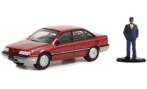 Modellautos Ford Taurus 1/64 Greenlight rot 1989 Ford Taurus 1/64 Greenlight rot 1989 modellautos