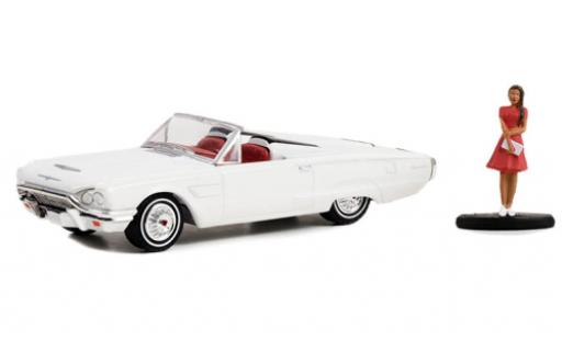 Modellautos Ford Thunderbird 1/64 Greenlight Cabrio weiss 1965 Ford Thunderbird 1/64 Greenlight Cabrio weiss 1965 modellautos