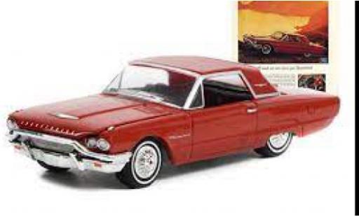 Modellautos Ford Thunderbird 1/64 Greenlight Hardtop rouge foncé 1964 Ford Thunderbird 1/64 Greenlight Hardtop rouge foncé 1964 modellautos